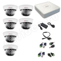 Комплект видеонаблюдения HiWatch 6-1 5MP на 6 камер