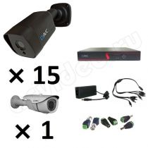 Комплект видеонаблюдения AVC 16-3 Full HD на 16 камер