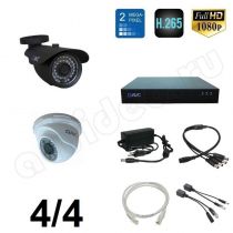 Комплект видеонаблюдения AVC IP 8-3 Full HD на 8 камер