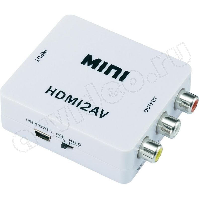 Фото товара Конвертер Mini HDMI2AV (HDMI-RCA) 