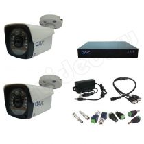 Комплект видеонаблюдения AVC 2-2 Full HD Стандарт на 2 камеры