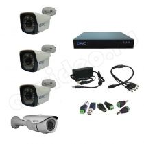 Комплект видеонаблюдения AVC 4-3 Full HD Стандарт на 4 камеры