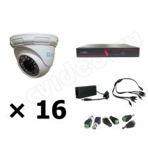 Комплект видеонаблюдения AVC 16-1 Full HD Стандарт на 16 камер